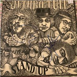Signed Jethro Tull Stand Up Album Cover