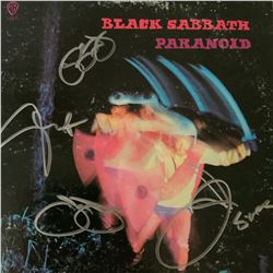 Signed Black Sabbath Paranoid Album Cover