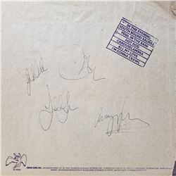 Led Zeppelin Signed In Through The Out Door Album Cover