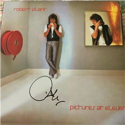 Signed Robert Plant Pictures At Eleven Album Cover