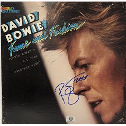 Signed David Bowie "Fame and Fashion" Album Cover