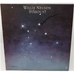 Signed Willie Nelson Stardust Album Cover