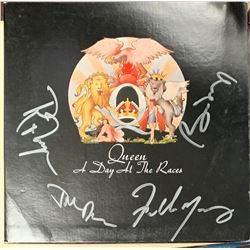 Signed Queen, A Day At The Races Album Cover