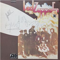 Led Zeppelin Signed Led Zeppelin II Album Cover