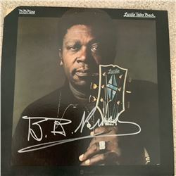 Signed Signed BB King Lucille Talks Back Album Cover
