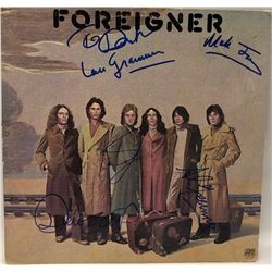 Signed Foreigner "Foreigner" Album Cover