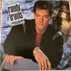 Signed Randy Travis Always & Forever Album Cover