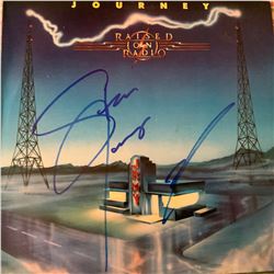 Signed Journey Raised On Radio Album Cover