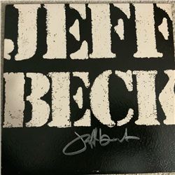 Signed Jeff Beck Jeff Beck Album Cover