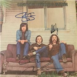 Signed Crosby, Stills & Nash Album Cover