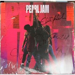 Signed Pearl Jam, Ten Album Cover