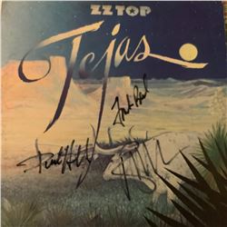 Signed ZZ Top, Tejas Album Cover