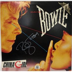 Signed David Bowie "China Girl" Promotional Album Cover