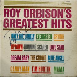 Signed Roy Orbison Roy Orbison’s Greatest Hits Album Cover