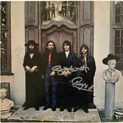 Signed Beatles Hey Jude Album Cover