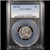 Image 2 : PCGS 1963-d Jefferson Nickel 5c Graded ms64 By PCGS