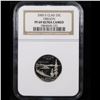 Image 2 : NGC 2005-s Clad Oregon Washington Quarter 25c Graded pr69 dcam By NGC