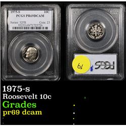 PCGS 1975-s Roosevelt Dime 10c Graded pr69 dcam By PCGS