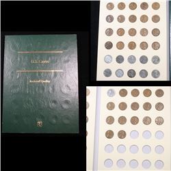 Partial Lincoln Cent Book With 47 Coins 11 Steel Cents