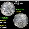Image 1 : 1898-o Morgan Dollar $1 Grades Select+ Unc