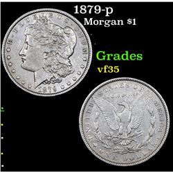 1879-p Morgan Dollar $1 Grades vf++
