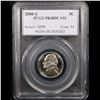 Image 2 : PCGS 2000-s Jefferson Nickel 5c Graded pr68 dcam By PCGS