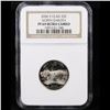 Image 2 : NGC 2006-s Clad North Dakota Washington Quarter 25c Graded pr69 dcam By NGC