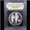 Image 2 : 1995-p Olympics Paralympics Modern Commem Dollar $1 Graded GEM++ Proof Deep Cameo By USCG