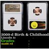 Image 1 : NGC 2009-d Birth & Childhood Lincoln Cent 1c Graded ms66 rd By NGC
