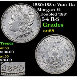 1880/188-o Vam 11a Morgan Dollar $1 Grades Choice AU/BU Slider