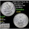 Image 1 : 1880/188-o Vam 11a Morgan Dollar $1 Grades Choice AU/BU Slider