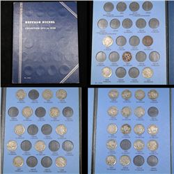 Partial Buffalo Nickel book 1915-1937 32 coins