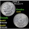 Image 1 : 1898-p Morgan Dollar $1 Grades Select Unc