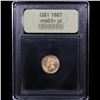 Image 4 : ***Auction Highlight*** 1887 Gold Dollar $1 Graded Select Unc+ PL By USCG (fc)