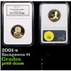 Image 1 : NGC 2001-s Sacagawea Dollar 1 Graded pr69 dcam By NGC