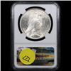 Image 3 : NGC 1924-p Peace Dollar $1 Graded ms64 By NGC