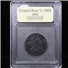 Image 4 : ***Auction Highlight*** 1805 Draped Bust Large Cent 1c Graded xf+ By USCG (fc)
