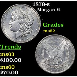 1878-s Morgan Dollar $1 Grades Select Unc