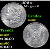 Image 1 : 1878-s Morgan Dollar $1 Grades Select Unc