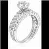 Image 5 : Sterling Silver round cut Wedding Set Cubic Zirconia Size 9