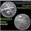 Image 1 : America In Space First Photographic Exploration Of Mars 1oz .925 Sterling Silver Round