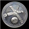 Image 2 : America In Space First Photographic Exploration Of Mars 1oz .925 Sterling Silver Round