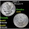 Image 1 : 1885-o Morgan Dollar $1 Grades Select Unc