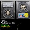 Image 1 : PCGS 1983-s Washington Quarter 25c Graded pr69 dcam By PCGS