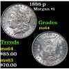 Image 1 : 1886-p Morgan Dollar $1 Grades Choice Unc
