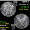 Image 1 : 1890-p Morgan Dollar $1 Grades Select Unc DMPL