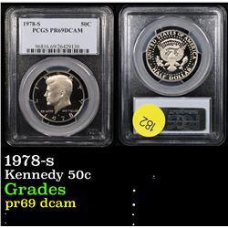 1978-s Kennedy Half Dollar 50c Graded pr69 dcam By PCGS
