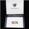 Image 3 : Sterling Silver Tricolor S Stack Ring Size 6