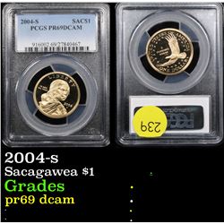 PCGS 2004-s Sacagawea Dollar 1 Graded pr69 dcam By PCGS