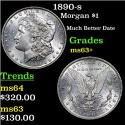 1890-s Morgan Dollar $1 Grades Select+ Unc